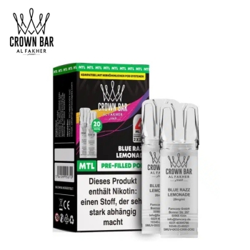 Al Fakher 600 - Blue Razz Lemonade - Prefilled Pod 2ml/ Stück